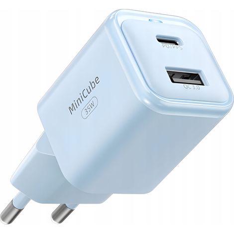 Cargador rápido INNOSTYLE CUBE USB-C 35W USB tipo C GAN II para Samsung LED