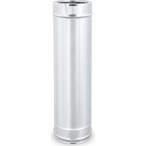 MAKA Modulo Lineare 500 mm Canna Fumaria Doppia Parete Inox Ø 80 mm (esterno 100) (1/5)