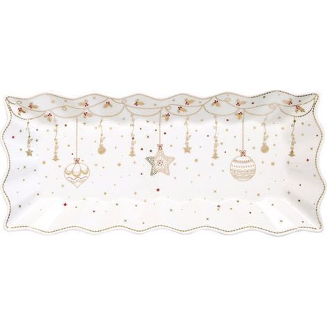 Plat à Cake Christmas Lights Motif Festif "christmas Lights" - Easy Life