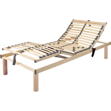 rete singola dormir "eco relax" motorizzata wireless in legno 80x190 cm (1/4)
