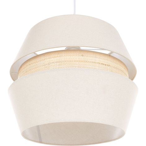 Retro Vintage Art Deco con frange per la lampada a sospensione Illuminazione con frange Campana Tessuto di carta di vimini Blu Milagro