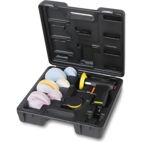 Beta 1937KC Mini ponceuse pneumatique orbitale aléatoire avec accessoires