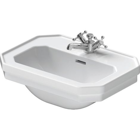 Duravit – Lave-mains en céramique 50x36,5cm – Avec trop-plein – Installation à poser – Pour espaces confinés (1/7)
