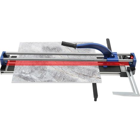 Tagliapiastrelle professionale da 800 mm, Tagliapiastrelle a umido, Tagliapiastrelle manuale, Spessore di taglio massimo: 15 mm, Per progetti di installazione e ristrutturazione di piastrelle, Blu