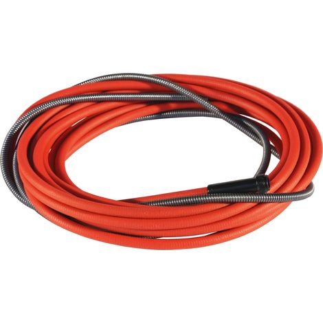 ELMAG Stahlseele 3,4 m rot, für Stahl-Schweißdraht Ø 1,0 - 1,2 mm, IØ/AØ 2,0/4,5mm (1/2)