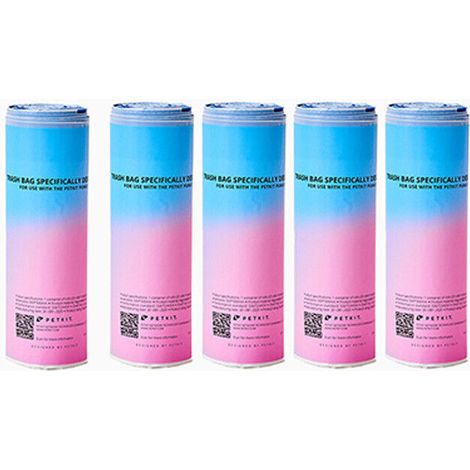 Petkit – Sacs poubelles automatiques pour litière chat – Résistants aux rayures – Cordon de serrage – Lot de 20 rouleaux (1/5)
