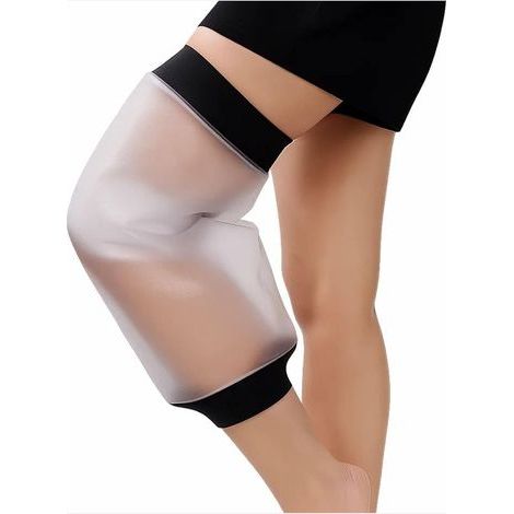 Housse de protection pour genoux - Imperméable - En TPU - Pour adulte - Protection contre les blessures du genou - réutilisable - Noir (1/5)