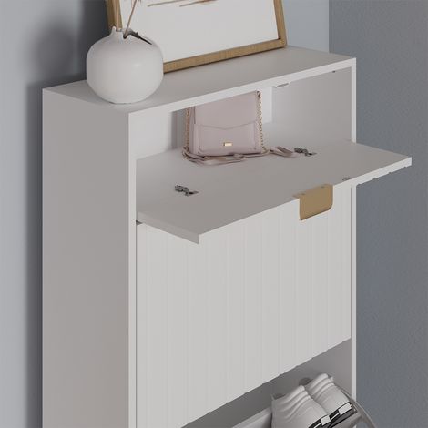 Helge, Bianco, 60 x 145 cm 3 scomparti, Vicco