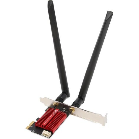 Scheda WLAN PCIe dual-band 2.4/5 GHz con 1200 Mbit/s e doppie antenne MIMO per PC desktop (1/5)
