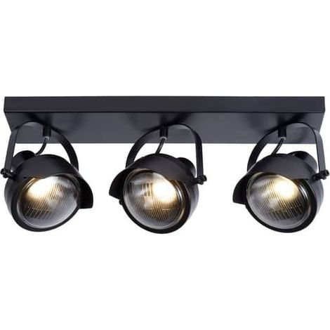 [GEBRAUCHT] B-Ware Lucide Deckenstrahler Cicleta Deckenlampe Deckenlampe Deckenlicht schwarz GU10 (1/2)