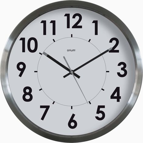 Horloge Inox Stan Ø25cm - Orium (1/3)