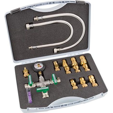 Mallette de controle pour tirer, souffler et rincer (1/2)