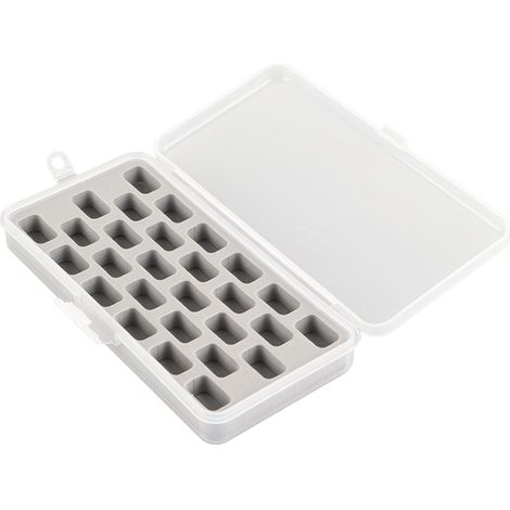Boîte à bobines de couture en plastique pour la maison, rangement pour 28 bobines, accessoires de couture (1/5)