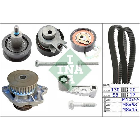 Kit de correa de distribución VW Caddy III 03 1.4 16V