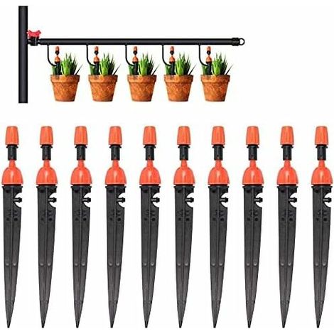 10 PCS Arrosages Automatique Goutte à Goutte Micro Asperseur Arrosage Système D'Irrigation Réglable Kit Irrigation Potager Arroseurs Plante Dispositifs pour Arrosage Jardin Paysage(21CM) Lefou (1/5)