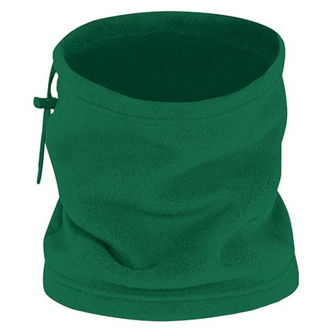 Braga de cuello y gorro polar con cordón regulador y freno, en varios colores, de tejido polar y anti-pilling VALENTO ALPINE  Verde kelly
