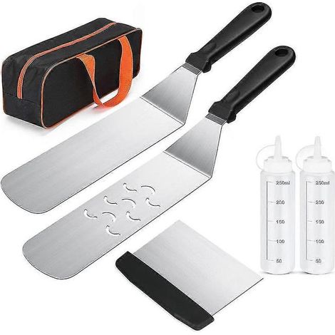 Filiyano-Ensemble d'accessoires pour barbecue Blackstone, ensemble d'accessoires pour barbecue à plaque de cuisson Blackstone avec spatule et (1/5)