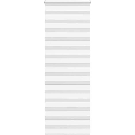 Doppelrollo Weiß 70x230 cm Stoffbreite 65,9 cm Polyester