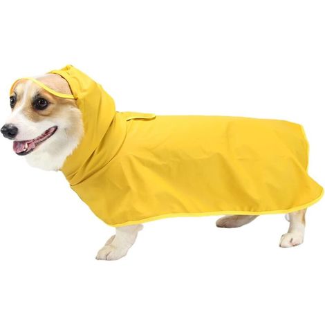 Masque facial transparent et imperméable pour chiens de petite, moyenne et grande taille, jaune – XL (1/3)