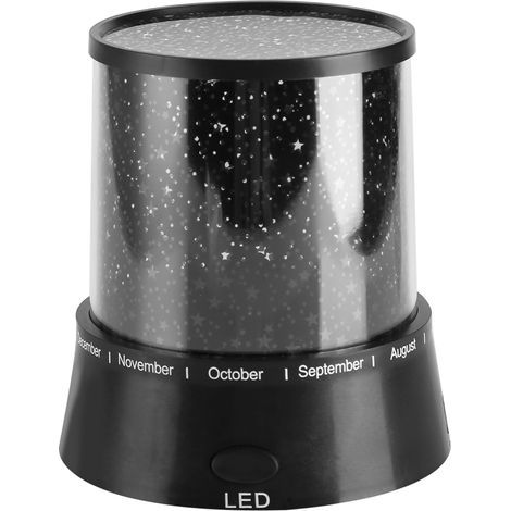 Lampe de projection LED romantique pour chambre, veilleuse décorative, motif étoilé, cadeau enfant (1/5)
