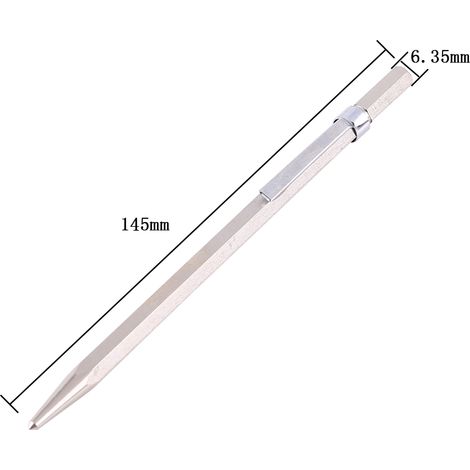 Stylo Pointeau en Acier Carbone pour Verre et Carrelage, Outil de Marquage et Tracé de Lignes, Graveur de Précision (1/5)
