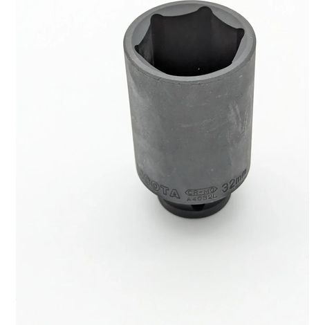 Schlagschraubernuss, 32mm Nuss, Cr-Mo, 6-Kant, 1/2 Zoll (1/2)