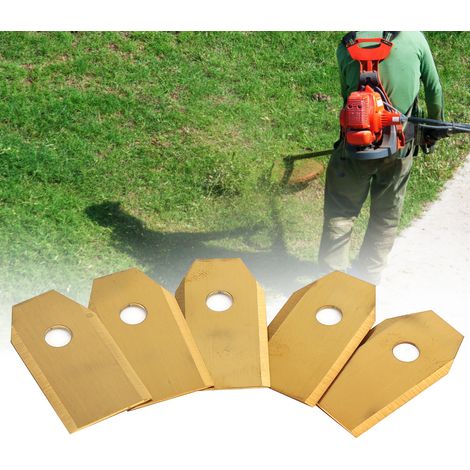 Lames de coupe-bordures en acier inoxydable plaqué titane, lot de 30 (1/5)