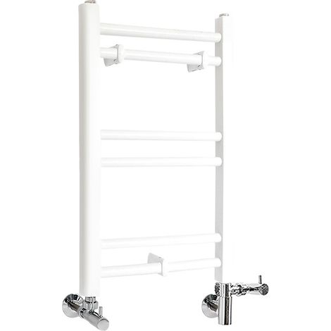 Hudson Reed Ive - Sèche-Serviettes Design Mixte Moderne Plat - Blanc - 60 cm x 40 cm