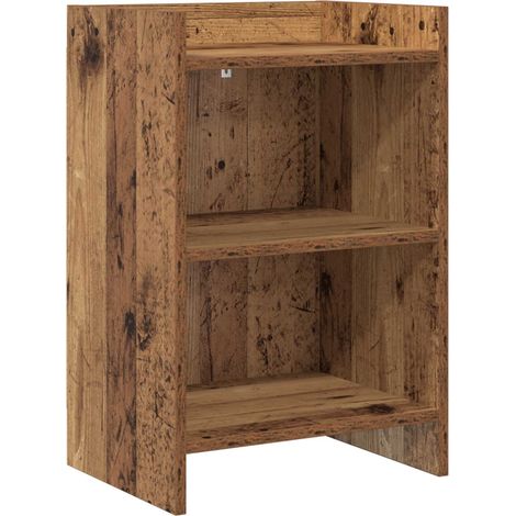 Bedside Tables Old Wood 40 x 30 x 60 cm Engineered Wood vidaXL (1/4)