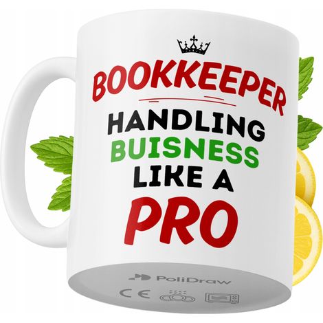 Lustige Kaffeetasse mit witzigem Textdesign für Buchhalter – ideal für Geburtstage, Namenstage und Feiertage. Hochwertige Tasse für besondere Anlässe im Büro oder Homeoffice. Farbe: Weiß, 330 ml. (1/5)