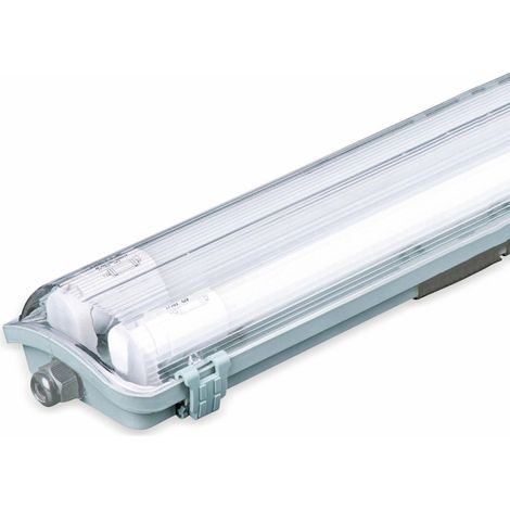 LED Wannen Decken Röhren Lampe Lager Hallen Feucht Raum Garagen Leuchte 126 cm VTAC 6387