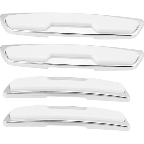 GARRYFIZH Protections latérales de portières de voiture universelles, bandes de protection, autocollants anti-collision, barres blanches (1/5)