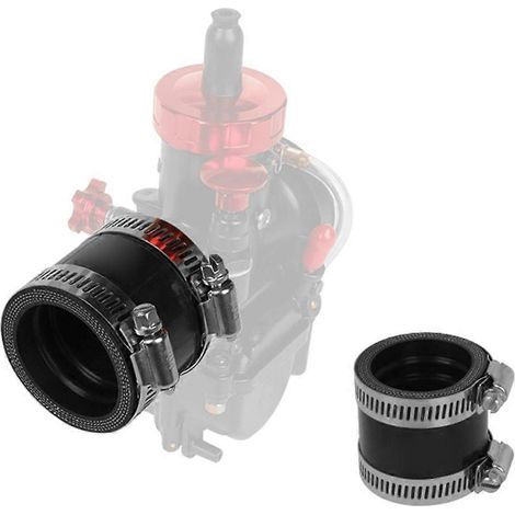 Adaptateur d'admission en caoutchouc pour carburateur de moto 38 mm, manchon de collecteur compatible avec carburateur (1/4)