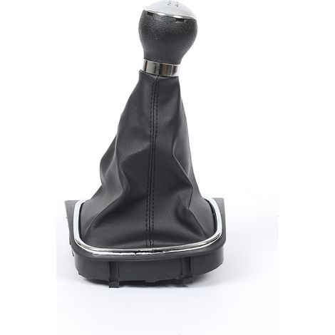 Cache-levier de vitesses pour Volkswagen Golf 6, cache-poussière pour levier de vitesses Sagitar, fil rouge, capuchon argenté, jeu 6 vitesses, une pièce, cache-poussière spécifique Sagitar pour levier (1/4)