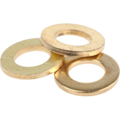 Rondelle plate, M5, Laiton, 5.3mm x 10mm ( Prix pour Sachet de 250 )