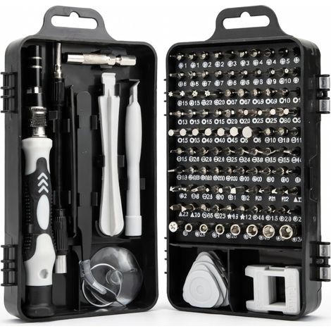 Coffret de tournevis 115 pièces 115 pièces avec tapis magnétique standard (1/5)