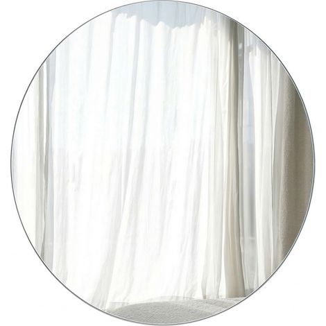 Spiegel Gonnesa, rund, Wandmodell, Struktur klar, 90x90h cm, Gold
