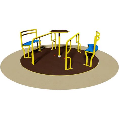 Giostra Carosello e Carosello Light Giochipark inclusiva &Oslash240cm 2-16 anni - Carosello