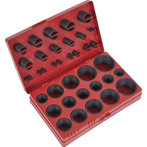 Sealey BOR419 Rubber O-Ring Assortment 419pc