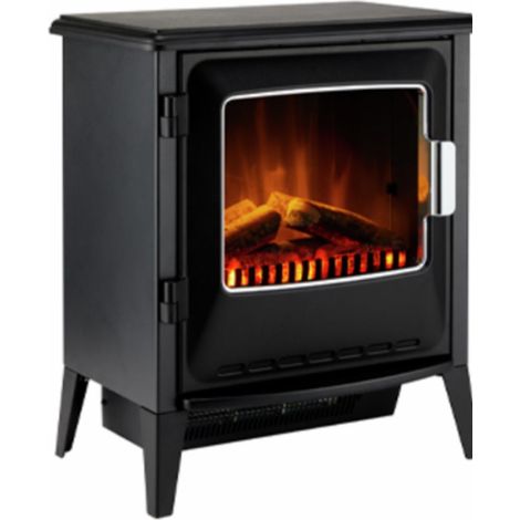 Dimplex The Lucia Medium Electric Freestanding Stove LUC20 Matt Black Cast Iron Effect