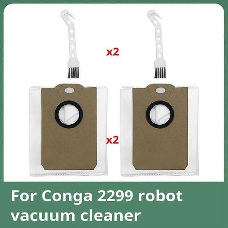 Für den Saugroboter Conga 2299: Verbrauchsmaterialien, Staubbeutel, Ersatz-Vliesbeutel, Bürste (1/5)