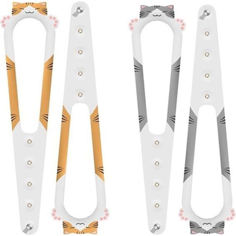 Loquet De Support De Porte Pour Chat,4 Trous Réglables Pour Empêcher Les Chiens d'Entrer 4 Supports De Porte Pour Animal De Compagnie Pour Chambre (1/4)