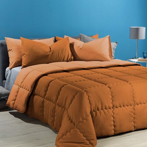 Couette Douce Duvet Chaude et Respirant pour Ete et Hiver, Lavable en Machine, Disponible 170x265 cm, Couette 220x265, 260x265, Couverture Lit 1 Personne et 2 Personnes