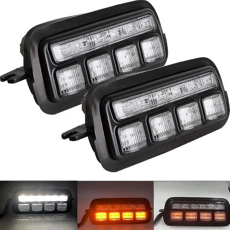 LED-Tagfahrleuchten für Lada Niva 4x4 Fahrzeuge des Baujahrs 1995, mit blinkenden Blinkern, aus PMMA/ABS-Kunststoff, voll funktionsfähig, eine perfekte Wahl für Autozubehör.