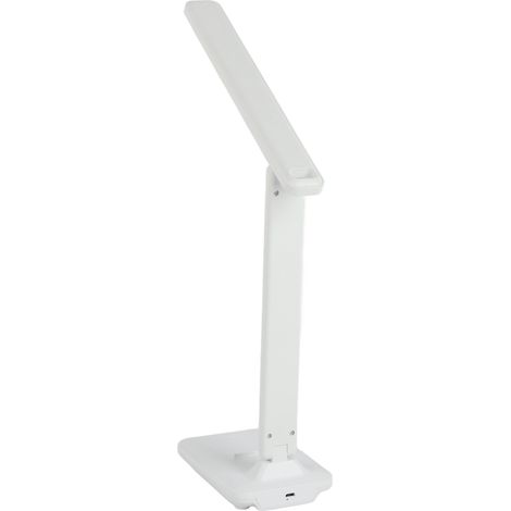 Lampe de Bureau LED Rechargeable avec Support Pliable à 180°, Toucher pour Variation d'Intensité, Protection des Yeux, Design Moderne pour Étude