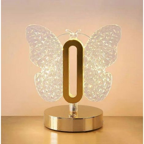 Mondlampe mit Touch-Steuerung, USB-wiederaufladbare Tischlampe, dimmbares Nachtlicht mit 3 Farben für die Schlafzimmerdekoration