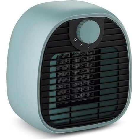 Calefactor eléctrico con ventilador, 650/1000 W, protección contra sobrecalentamiento y vuelco, 2 modos de calefacción, baño, hogar, oficina, seguro y silencioso.