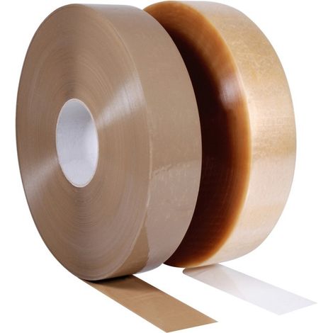 Ruban adhésif machine polypropylène performance HAVANE 50mmx1000m - COLIS 6 ROULEAUX (1/2)