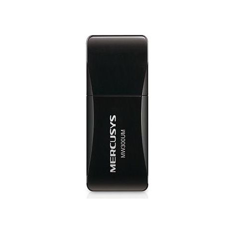 Mercusys Adattatore USB Wi-Fi 300Mbps Wireless N Scheda di Rete 2.4GHz Nero (1/3)