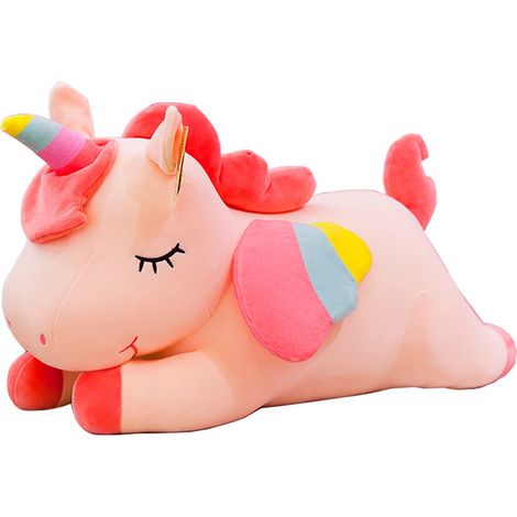 Doudou peluche bébé oreiller sommeil animal en peluche douce cadeau anniversaire filles enfants (1/5)